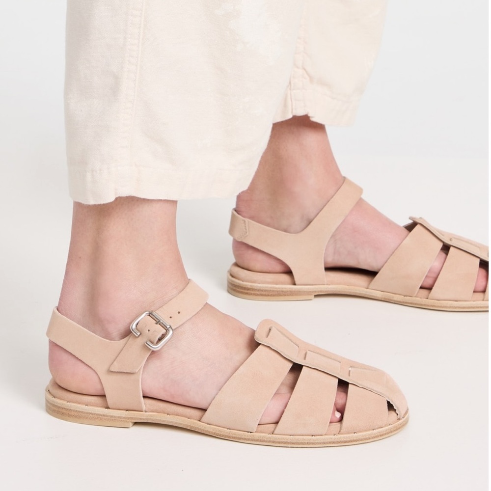 Freda Salvador Sera Sandals in Blush Suede
